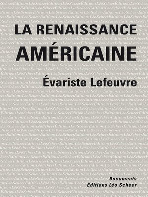 cover image of La Renaissance américaine